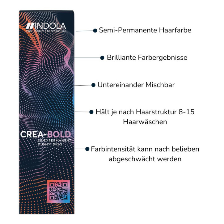 Indola Crea-Bold Semi-Permanent Direct Dye Kanariengelb 100ml